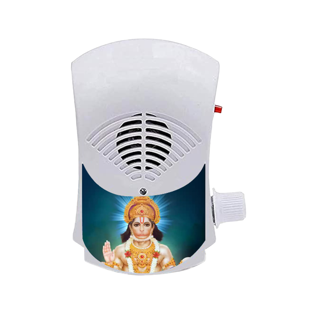 Bismaadh Electric Mini Mantra Chanting Box– Just Plug & Play Hanuman   10 in 1