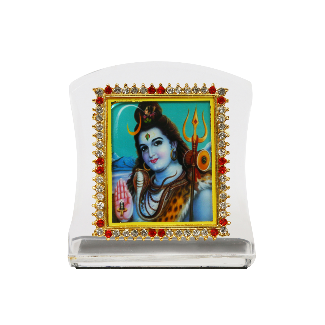 Curve Car Dashboard Idol Shiv Ji