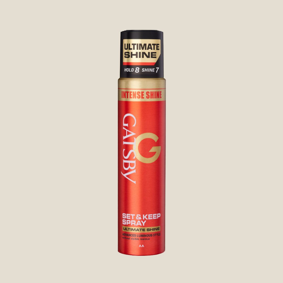 Gatsby Set & Keep Hair Spray - Ultimate Shine, RED 250ml