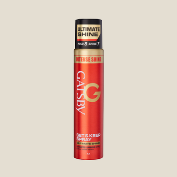 Gatsby Set & Keep Hair Spray - Ultimate Shine, RED 250ml
