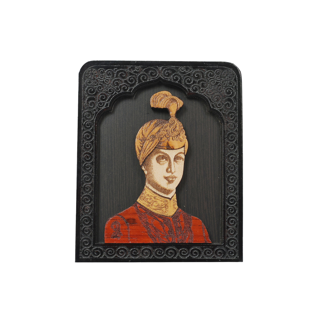 Temple Frame Car Dashboard Stand Guru Harkrishan Singh Ji