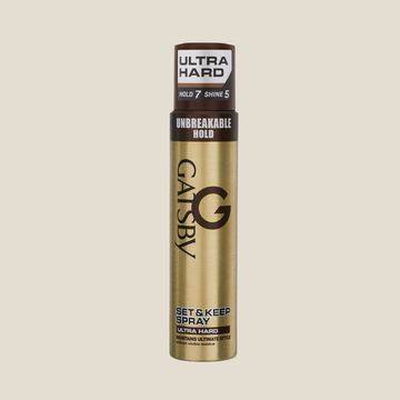 Gatsby Set & Keep Extreme Hold Hair Spray - Black 250ml