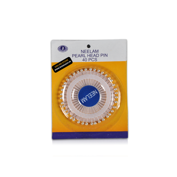Turban Pins with White Pearl Head Moti