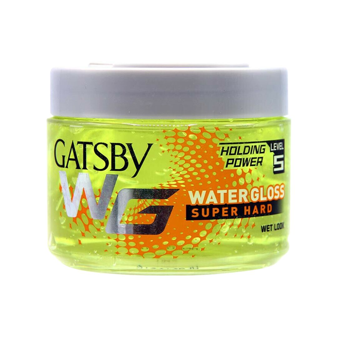 Gats by Water Gloss - SuperHard, Wet Look, Shine Effect, Long Lasting Hold, Non Sticky, Easy Wash Off, Holding Level 5, 300gm