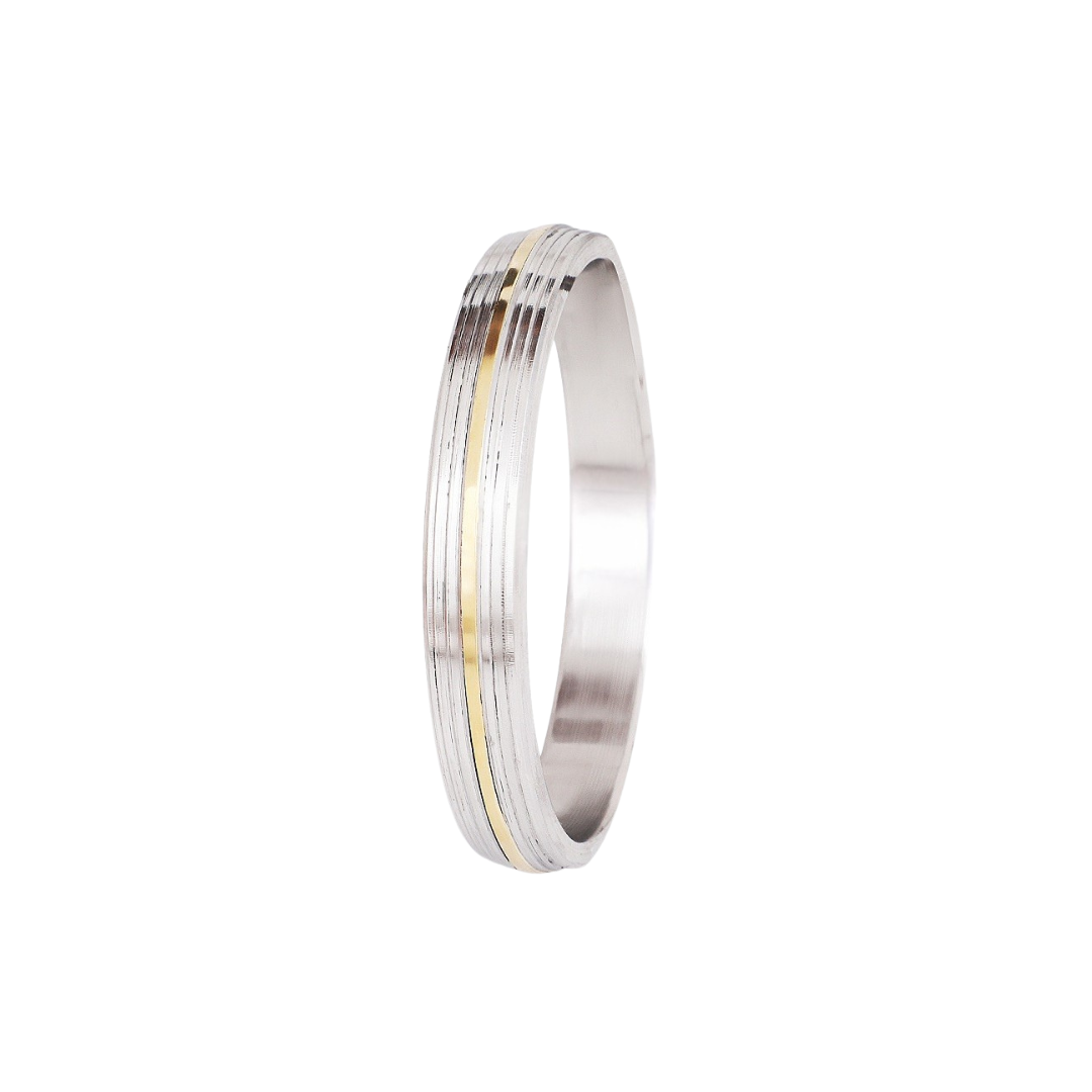 12 MM Brass Line Stainless Steel Kada