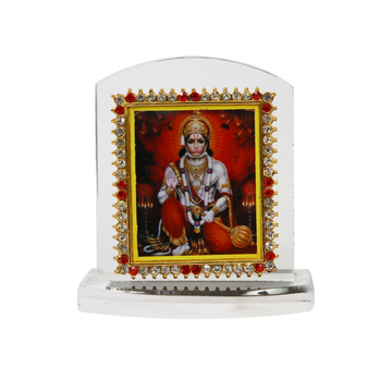 Heavy Acrylic Car Dashboard Idol Hanuman JI