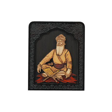Temple Frame Car Dashboard Stand Baba Deep Singh Ji