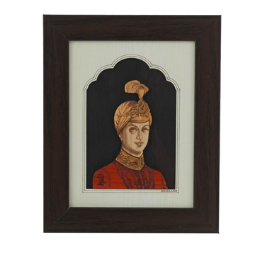 Handicraft Wooden Photo Frame Guru Harkrishan Singh ji