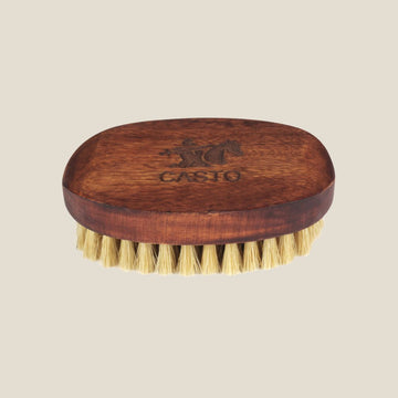 CASTO Beard Brush With 100% Natural Boar Bristles Taper