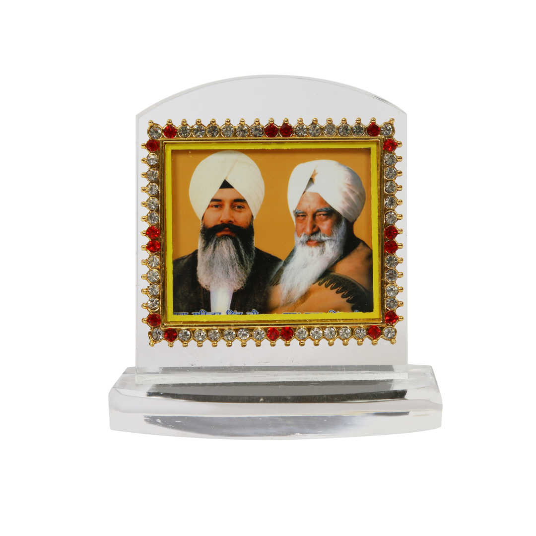 Heavy Acrylic Car Dashboard Idol Radha Soami