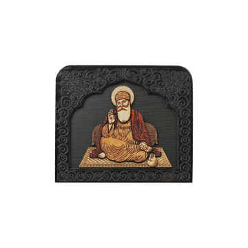 Temple Frame Car Dashboard Stand Guru Nanak Dev Ji