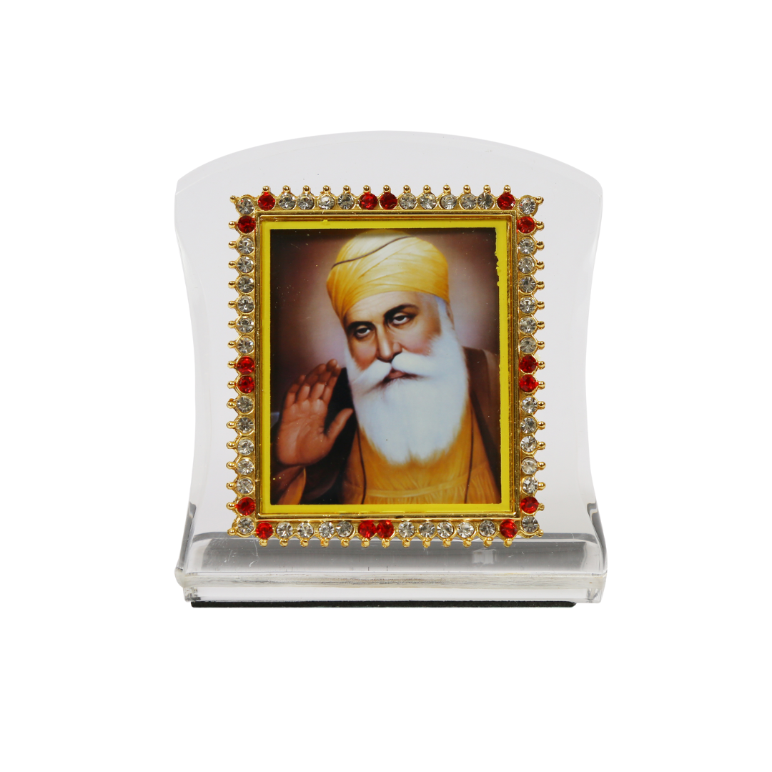 Curve Car Dashboard Idol Guru Nanak Dev ji