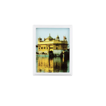 BISMAADH Decorative Night LED Lamp for Home & Pooja Room Golden Temple