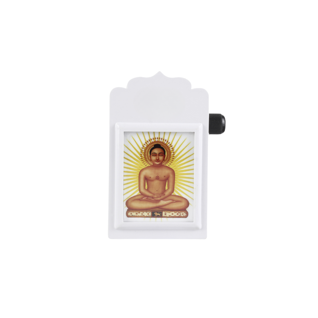 BISMAADH Portable Mini LED Mantra Box | 2 Inch LED Display | Pre-Loaded Mantras & Bhajans | Plug & Play Jain