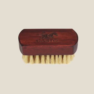 CASTO Beard Brush With 100% Natural Boar Bristles (Medium Size)