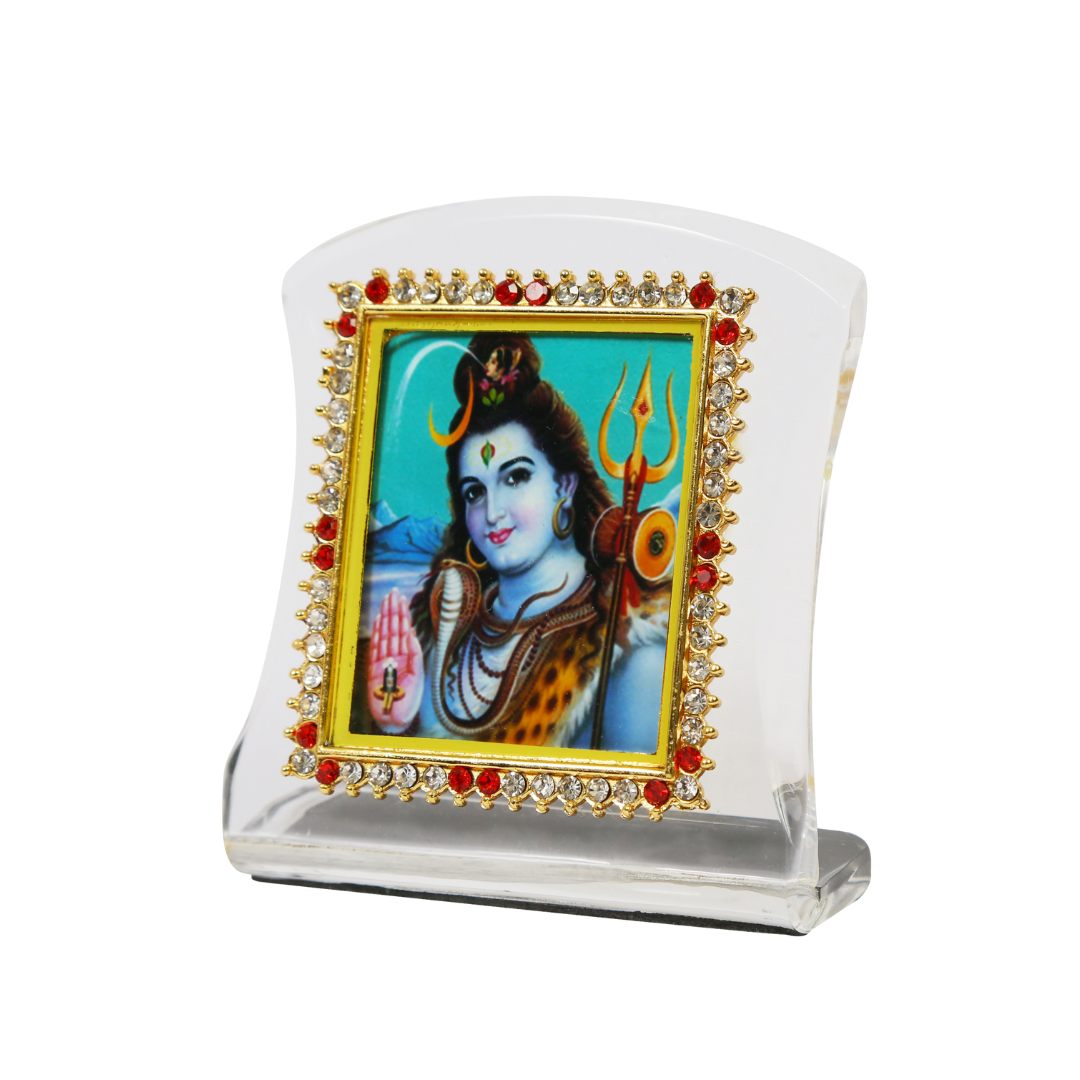 Curve Car Dashboard Idol Shiv Ji