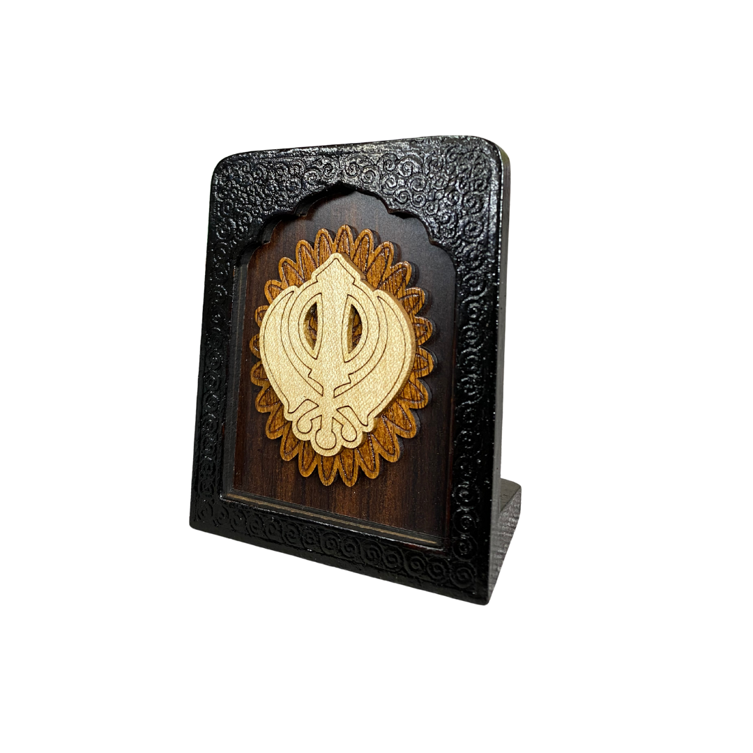 Temple Frame Car Dashboard Stand Khanda