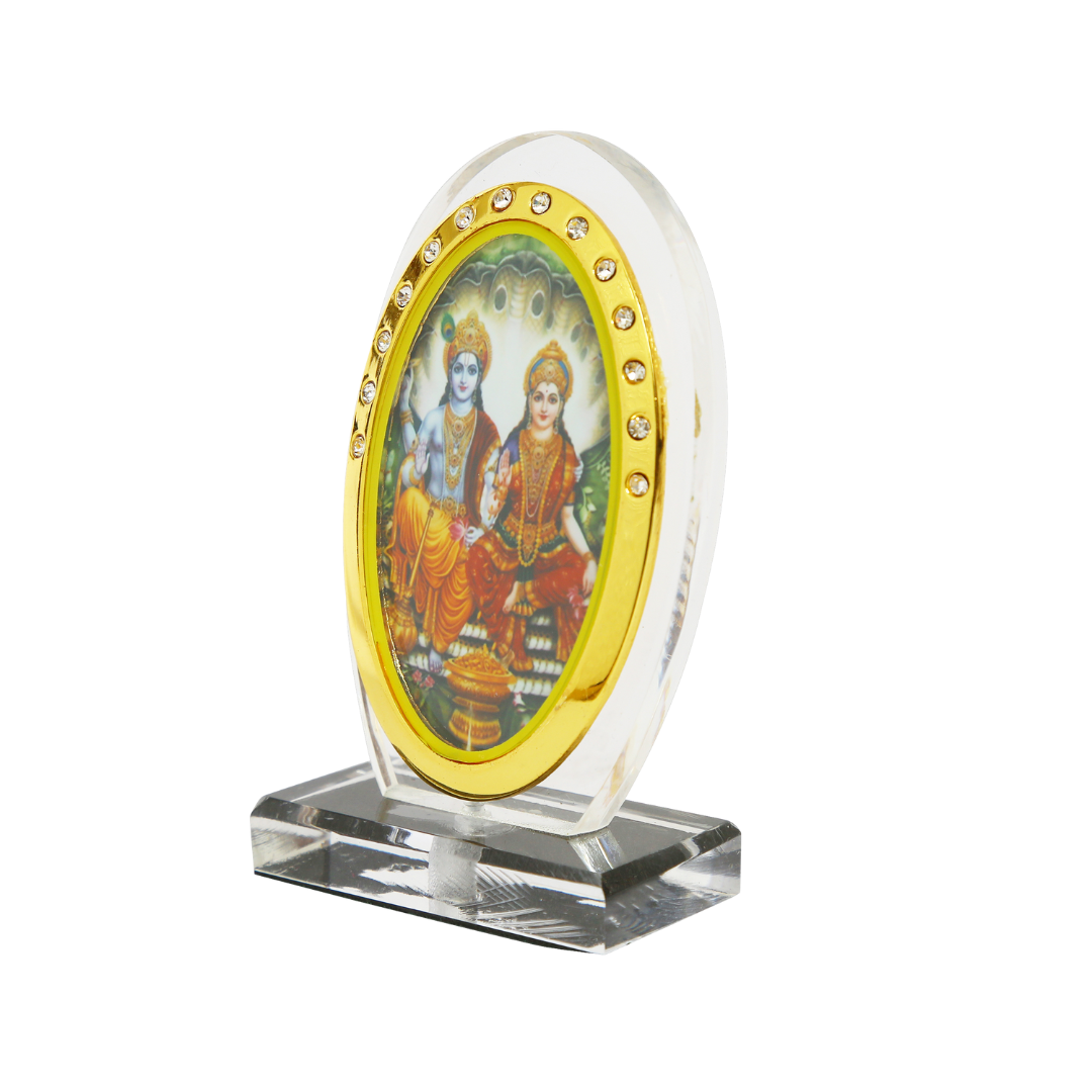 Car Dashboard Idol Vishnu Ji, Laxmi Ji