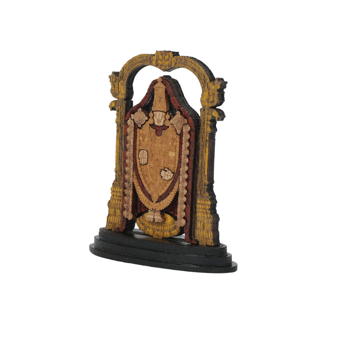 Wooden Spiritual Car Dashboard Deep Bala Ji