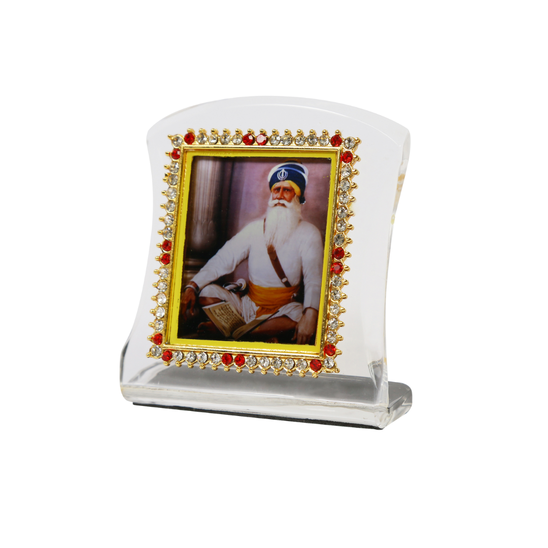 Curve Car Dashboard Idol Baba Deep Singh Ji