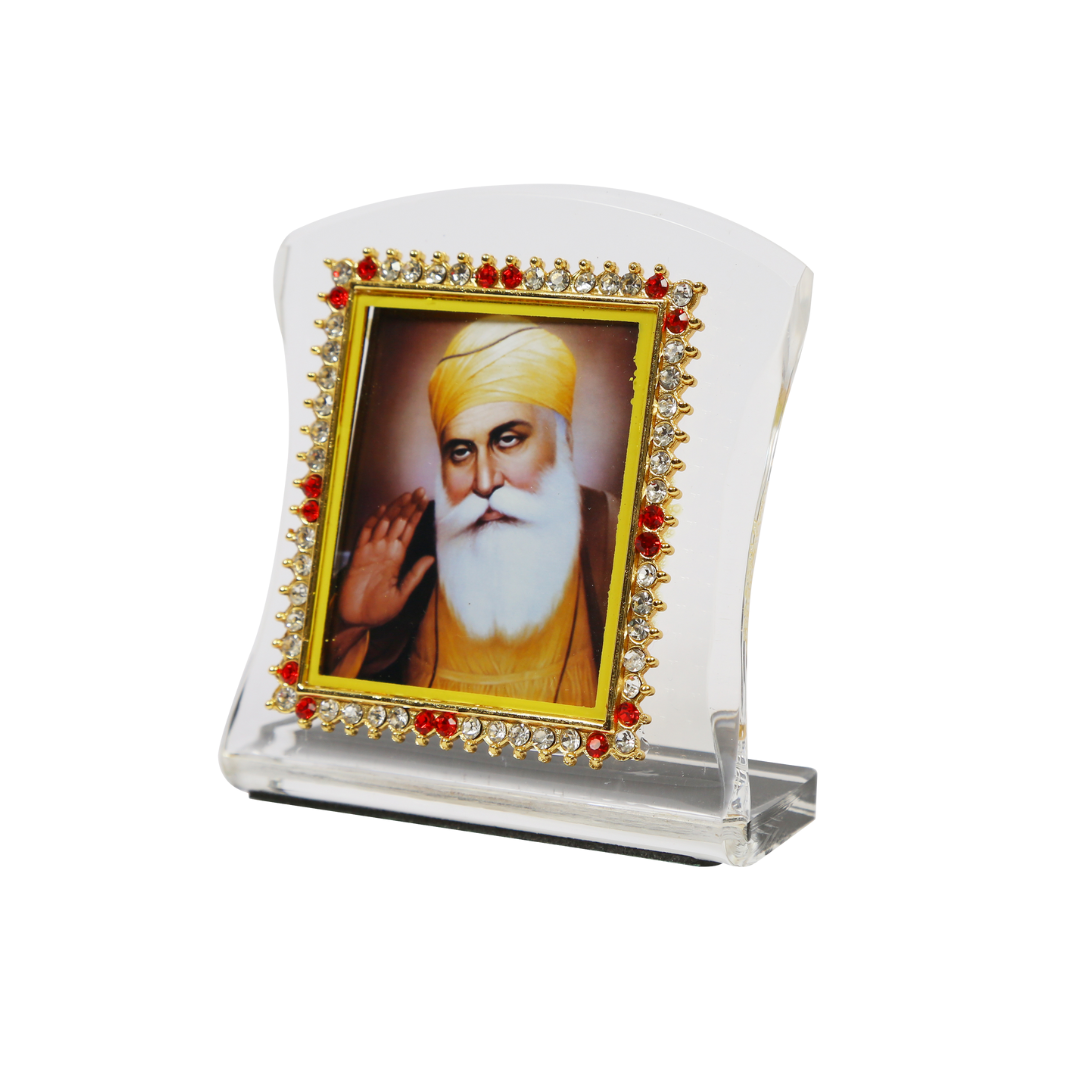 Curve Car Dashboard Idol Guru Nanak Dev ji