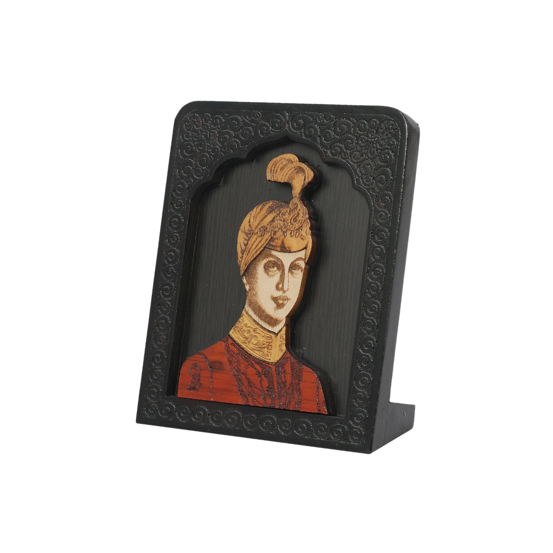 Temple Frame Car Dashboard Stand Guru Harkrishan Singh Ji