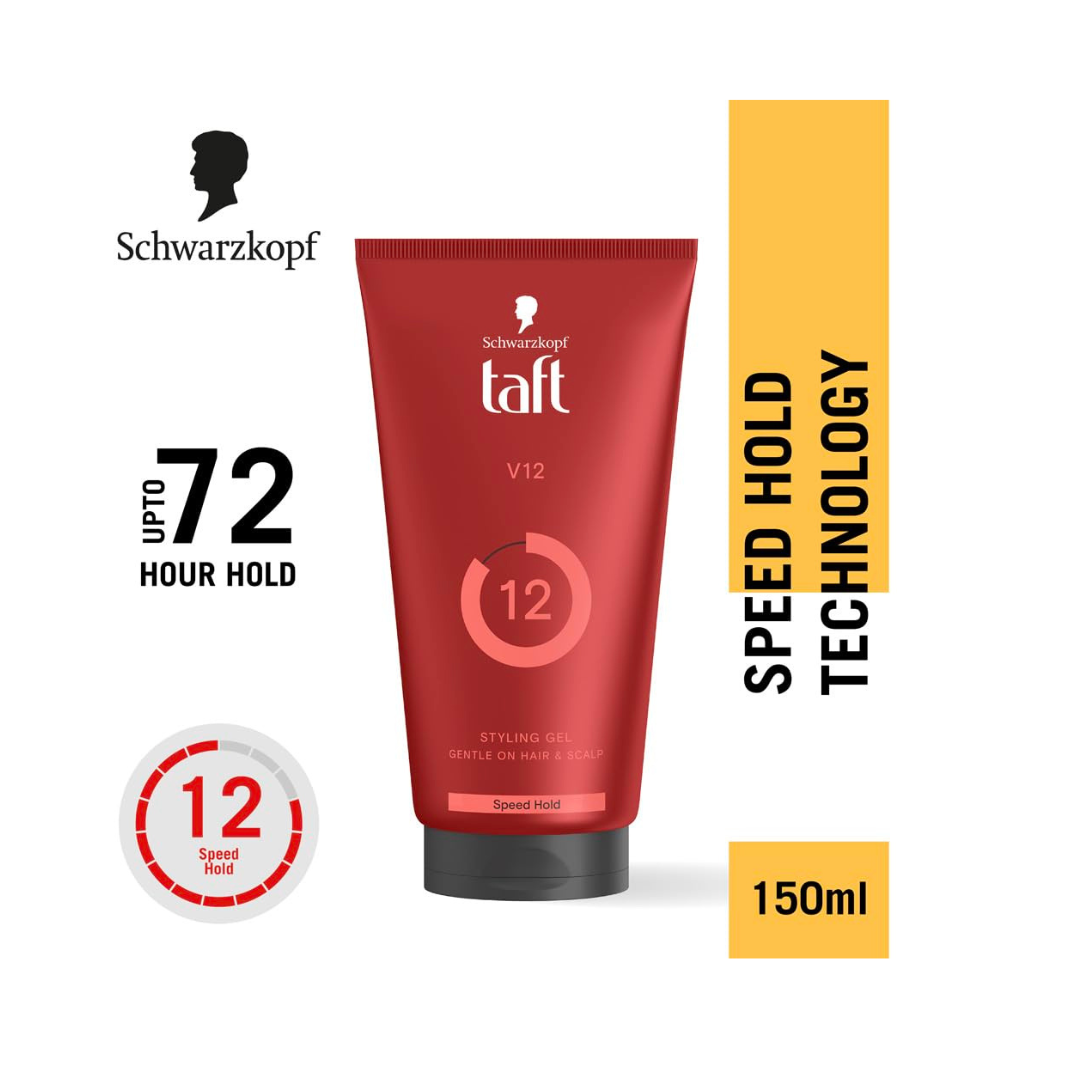 Schwarzkopf Taft Looks V12 Power Gel Speed Hold 12
(150ml)
