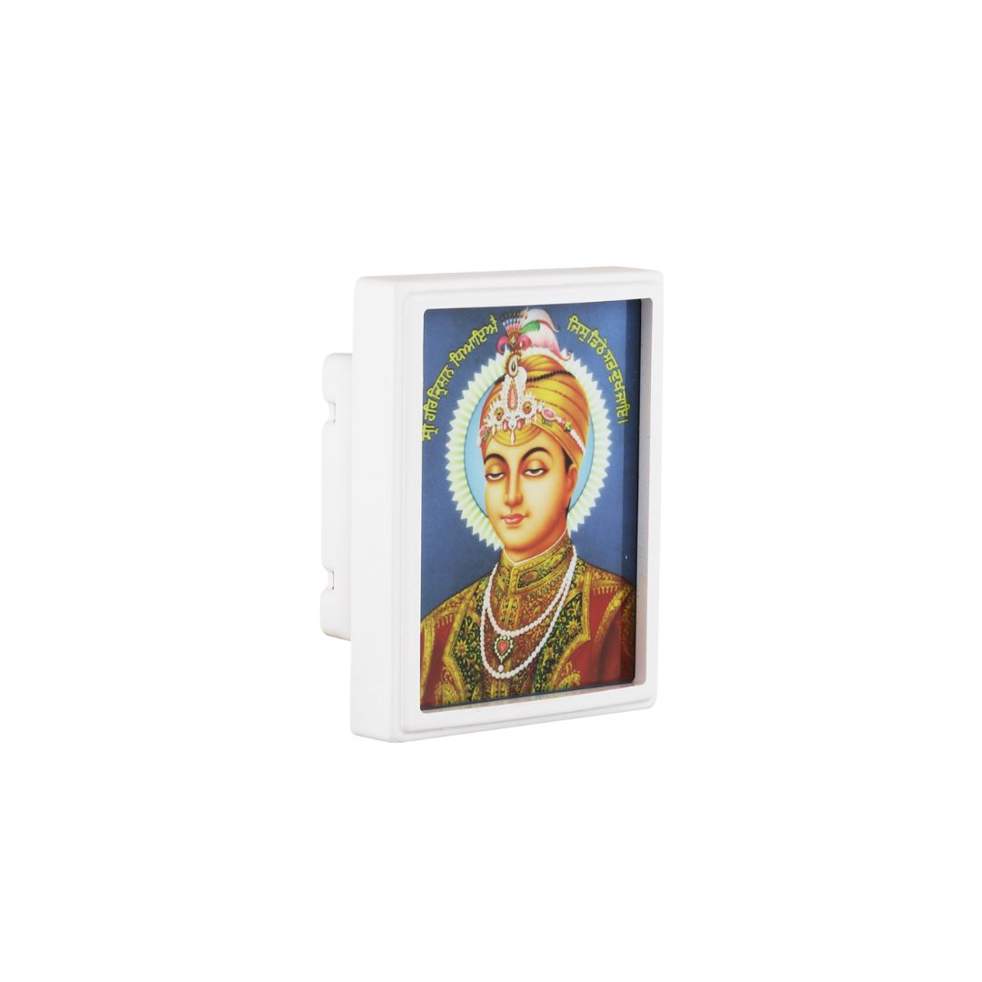 BISMAADH Decorative Night LED Lamp for Home & Pooja Room Guru Harkrishan ji