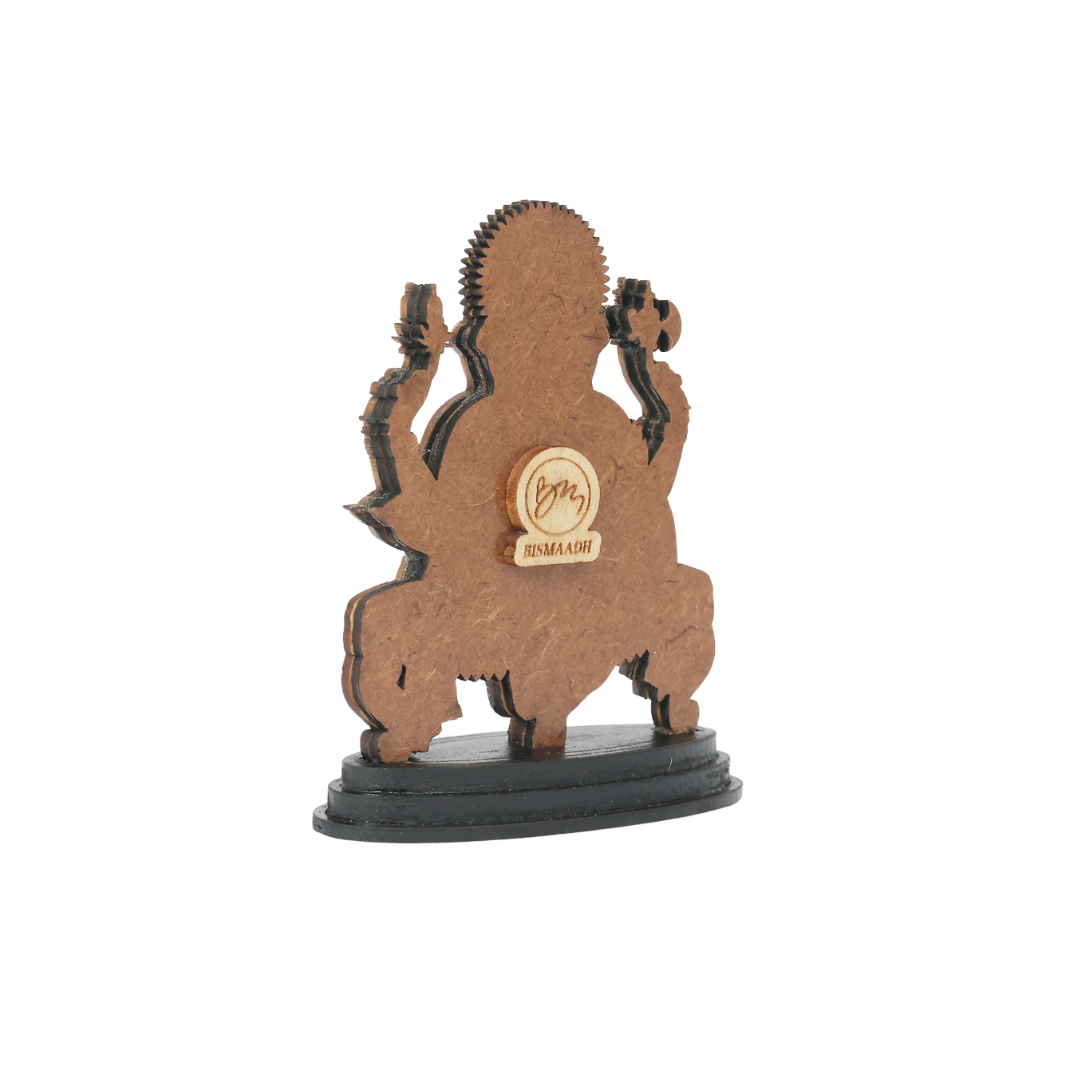 Wooden Spiritual Car Dashboard Stand Ganesh ji