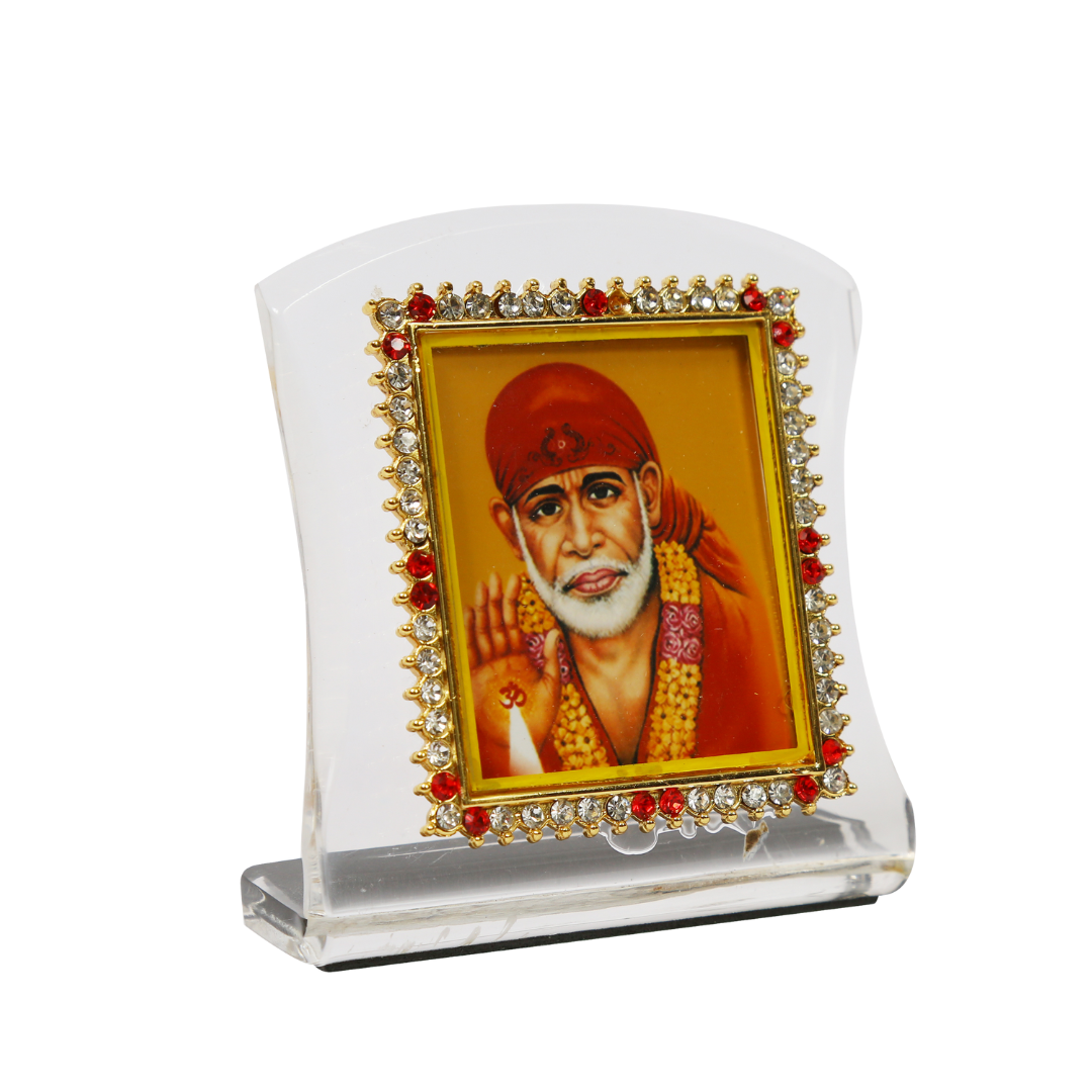 Curve Car Dashboard Idol Sai Baba
