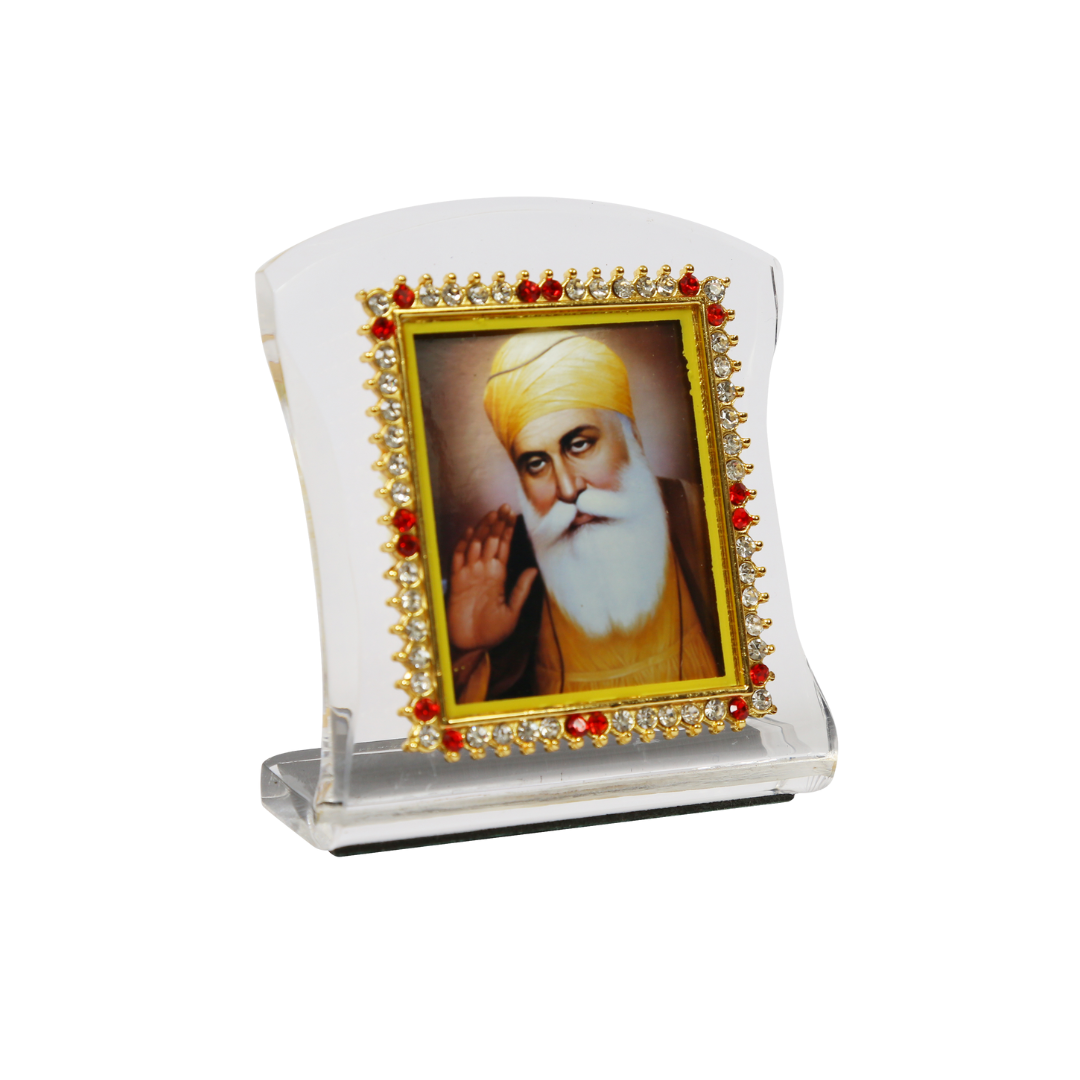 Curve Car Dashboard Idol Guru Nanak Dev ji