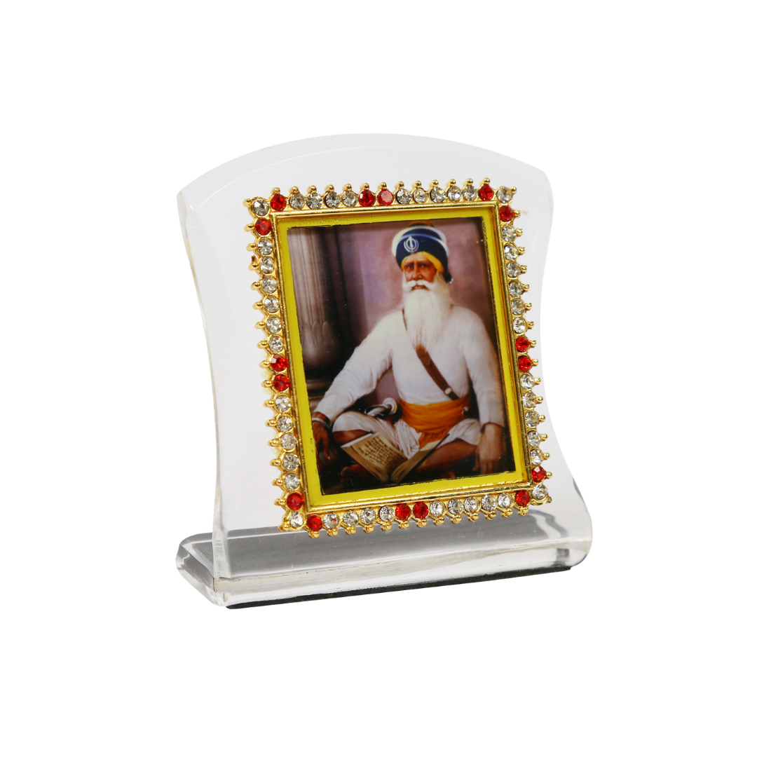 Curve Car Dashboard Idol Baba Deep Singh Ji
