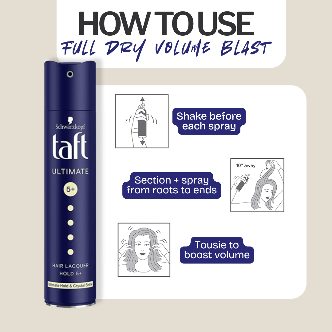 Schwarzkopf Taft Ultimate Hair Lacquer Ultimately Strong 5+, 250 ml