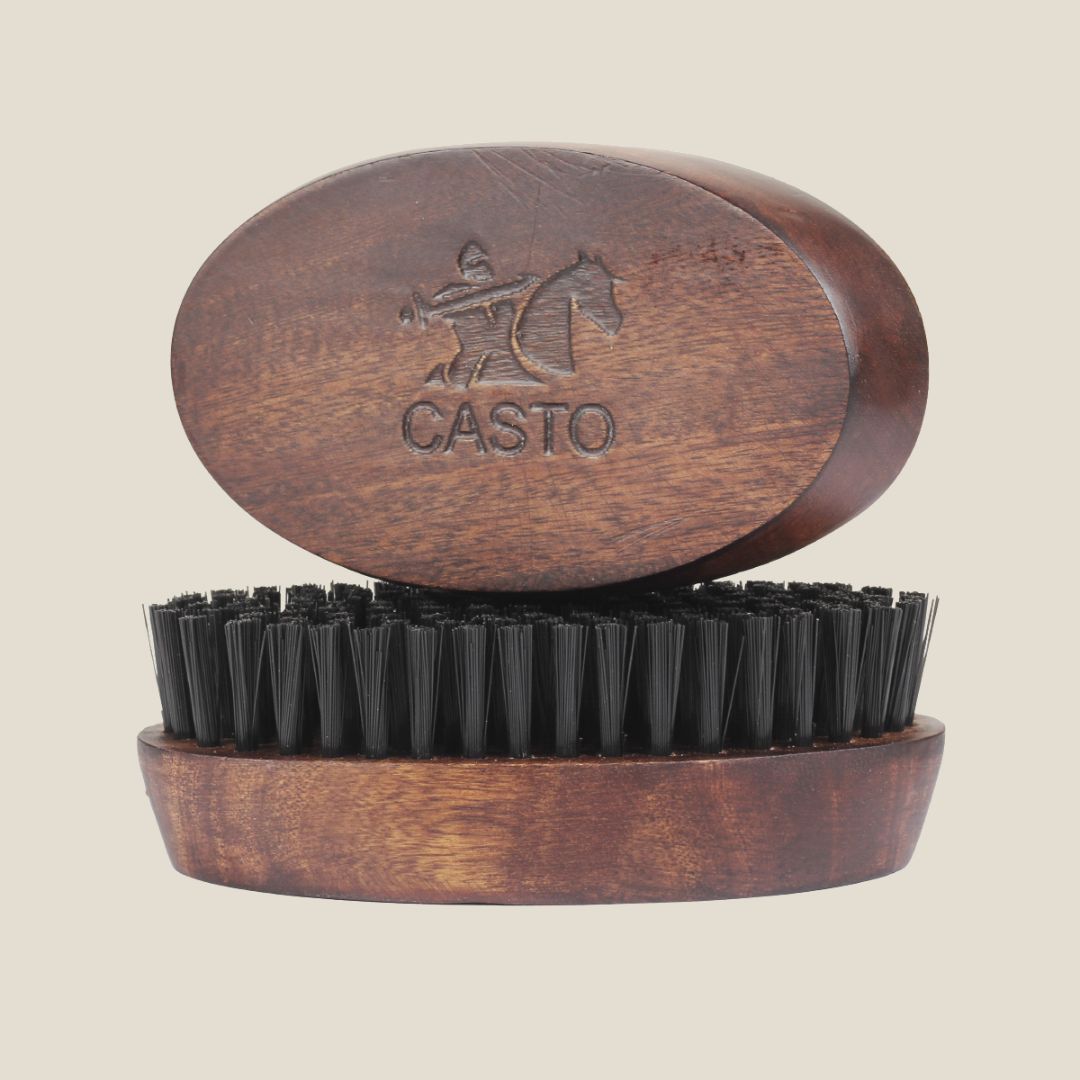 CASTO Beard Brush With Nylon Bristles