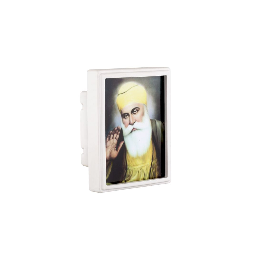 BISMAADH Decorative Night LED Lamp for Home & Pooja Room Guru Nanak Dev JI
