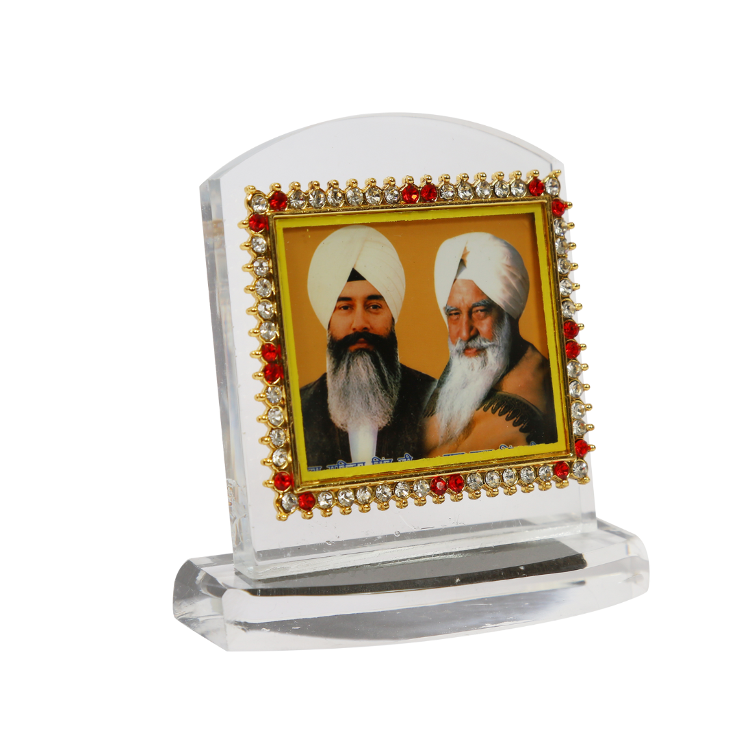 Heavy Acrylic Car Dashboard Idol Radha Soami