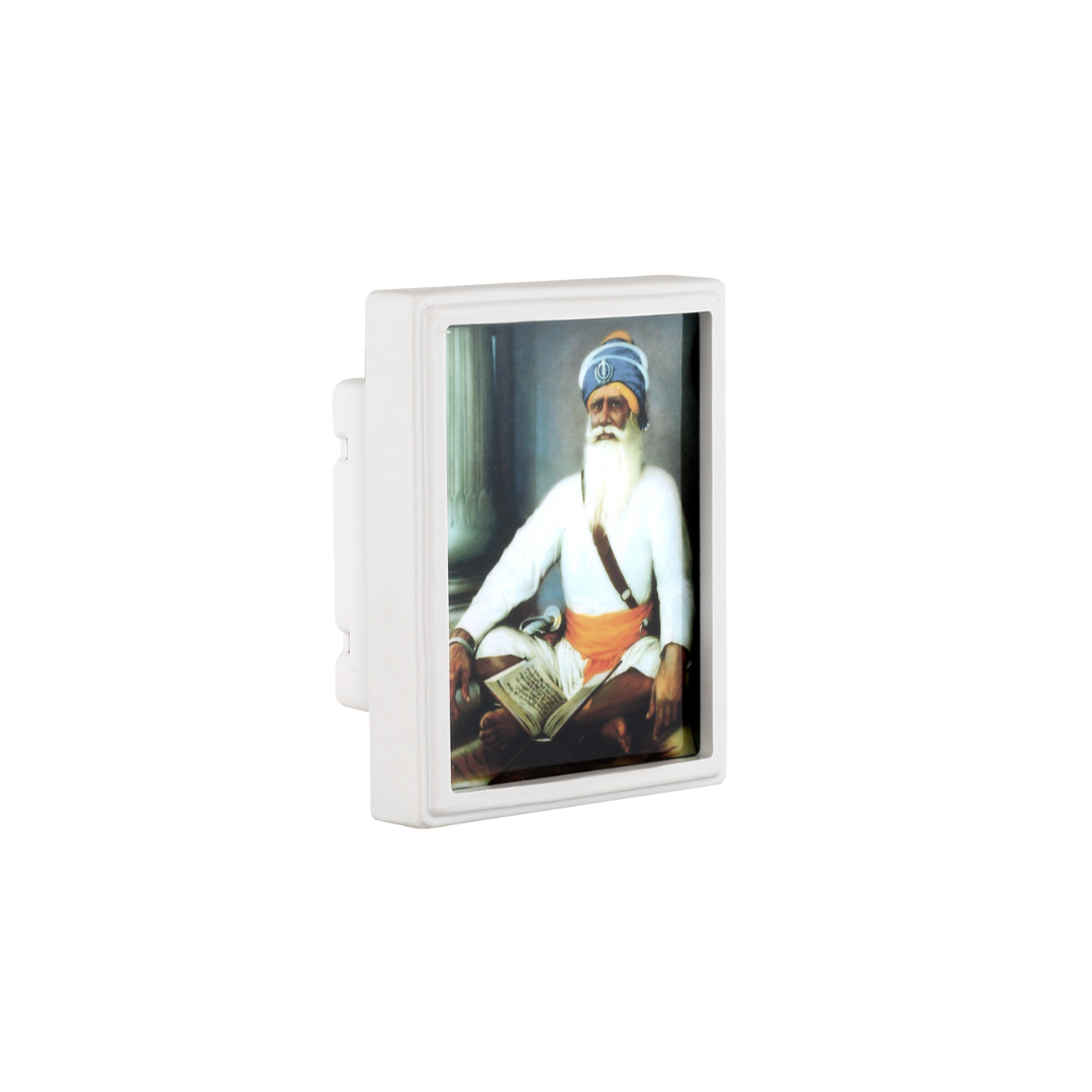BISMAADH Decorative Night LED Lamp for Home & Pooja Room Baba Deep Singh ji