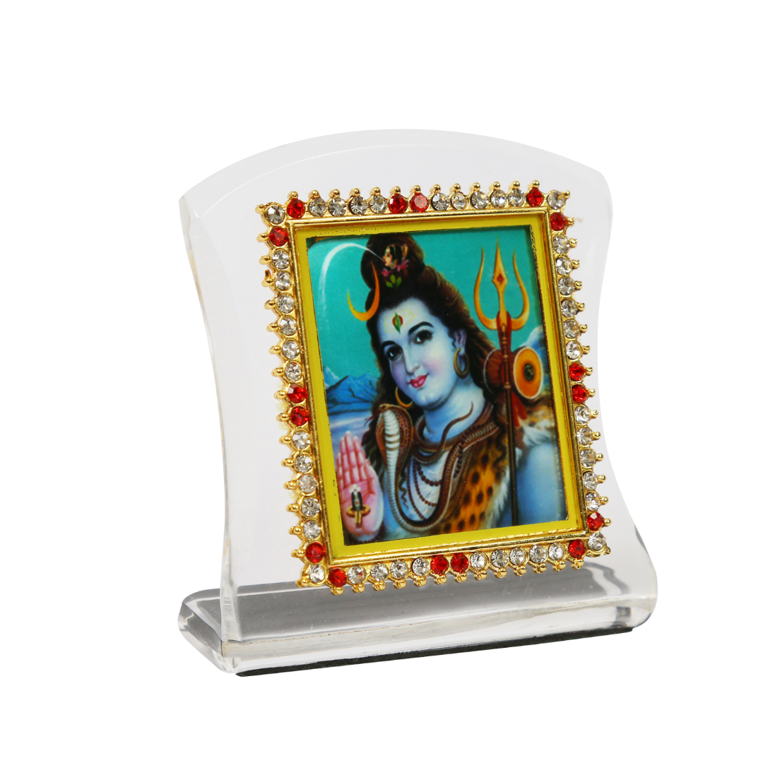 Curve Car Dashboard Idol Shiv Ji