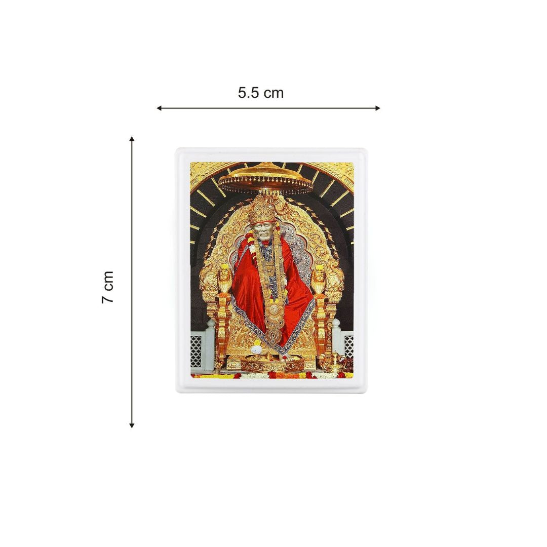 BISMAADH Decorative Night LED Lamp for Home & Pooja Room Sai Baba Ji