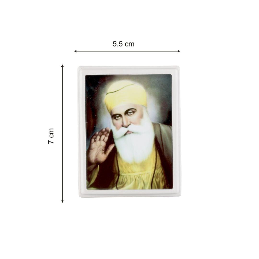 BISMAADH Decorative Night LED Lamp for Home & Pooja Room Guru Nanak Dev JI