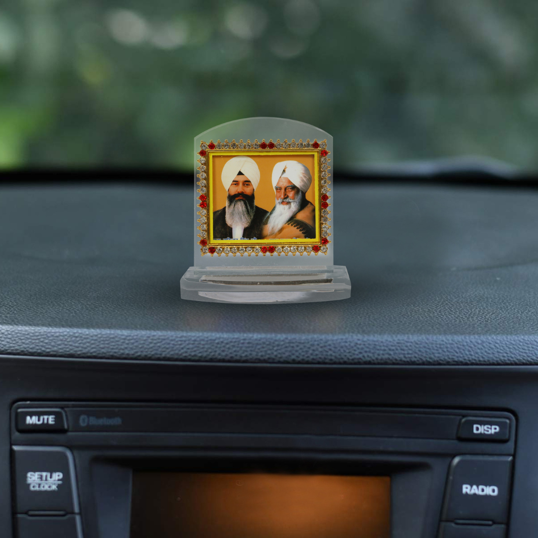 Heavy Acrylic Car Dashboard Idol Radha Soami