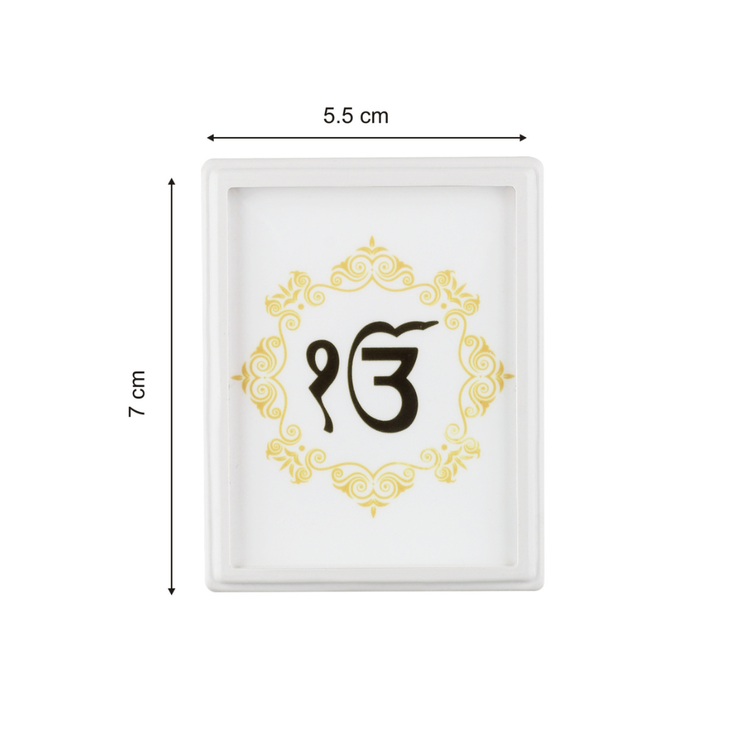BISMAADH Decorative Night LED Lamp for Home & Pooja Room Ek Onkar
