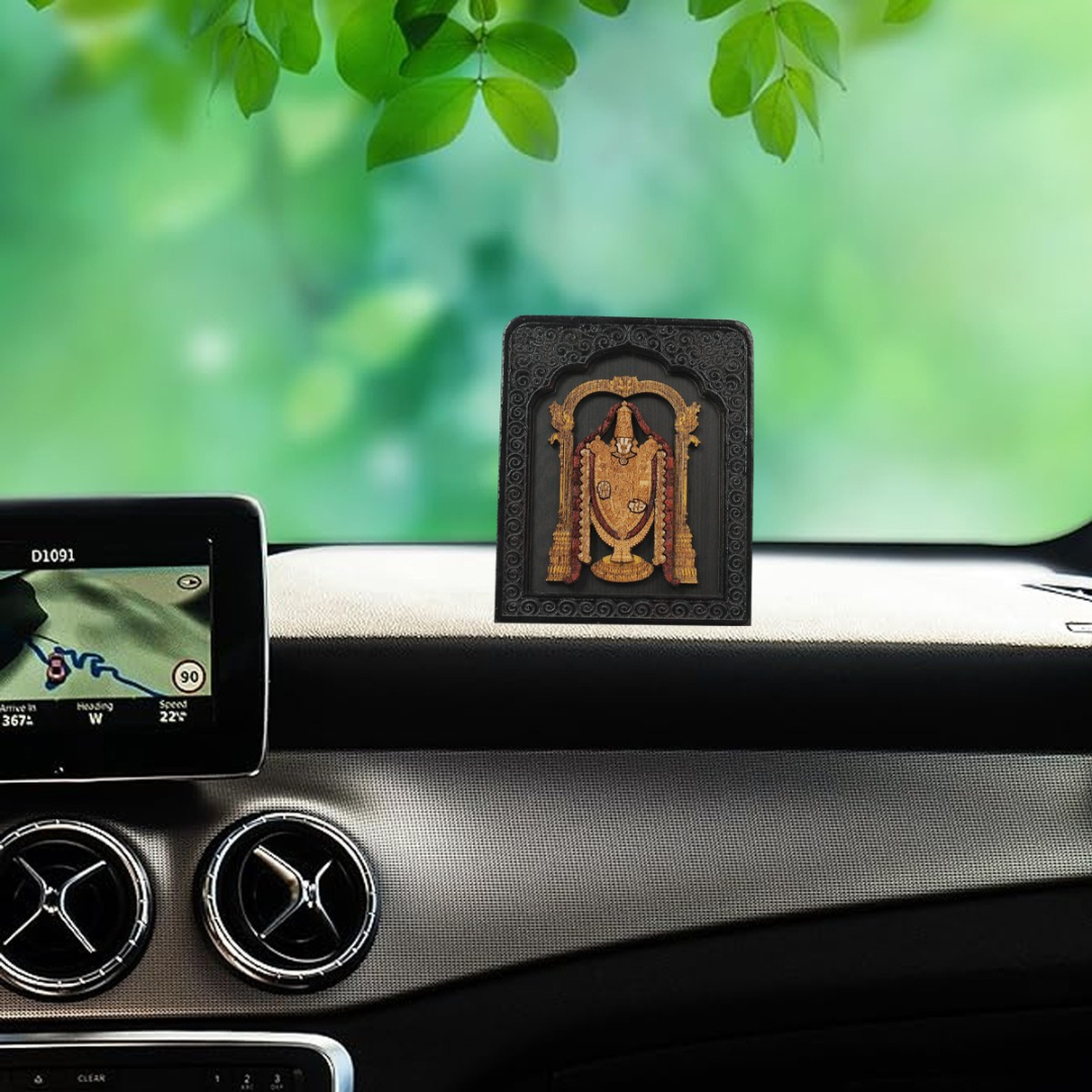 Temple Frame Car Dashboard Stand Bala Ji