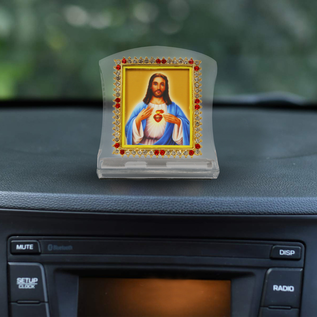 Curve Car Dashboard Idol Jesus
