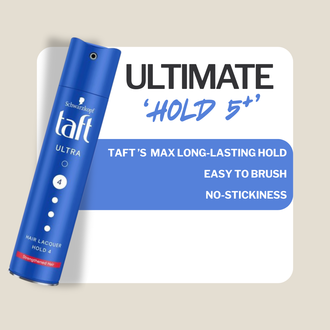 Schwarzkopf Taft Ultra Hair Lacquer Ultra Strong NO 4 Blue (250ml)