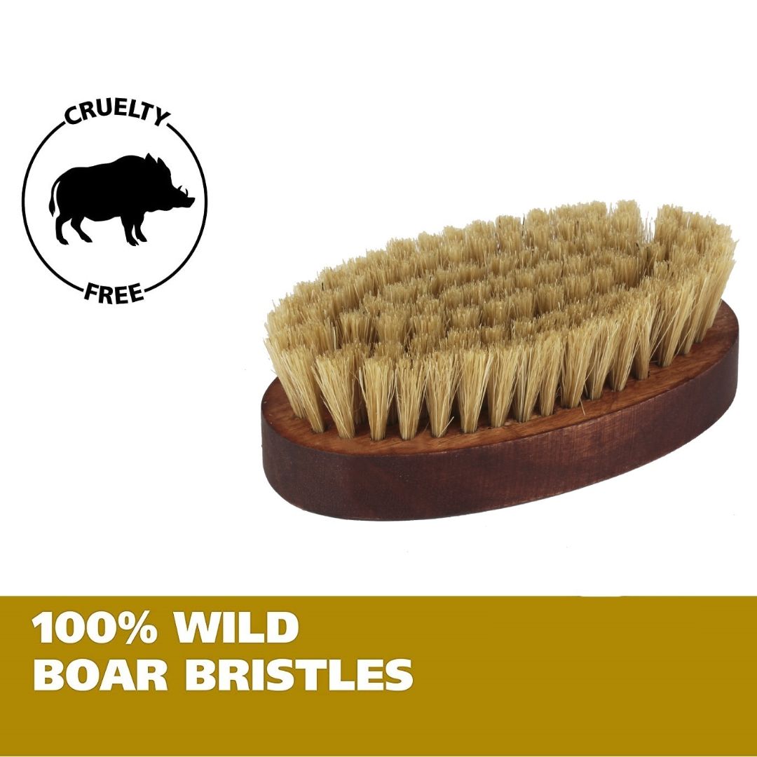 CASTO Beard Brush With 100% Natural Boar Bristles 70