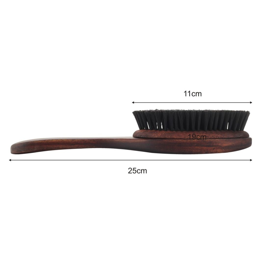 CASTO Handle Beard Brush With Nylon Bristles