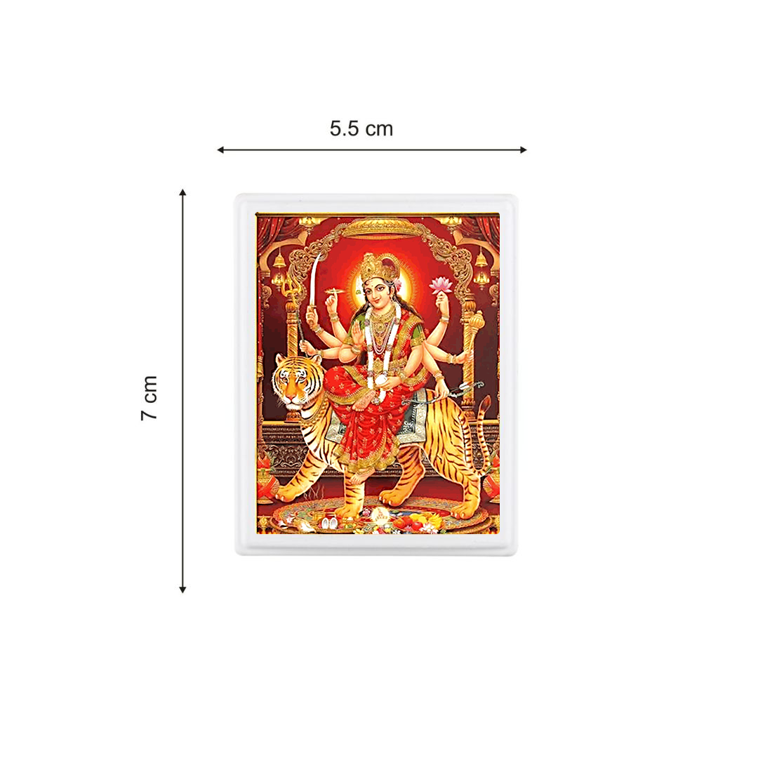 BISMAADH Decorative Night LED Lamp for Home & Pooja Room Sherawali Mata